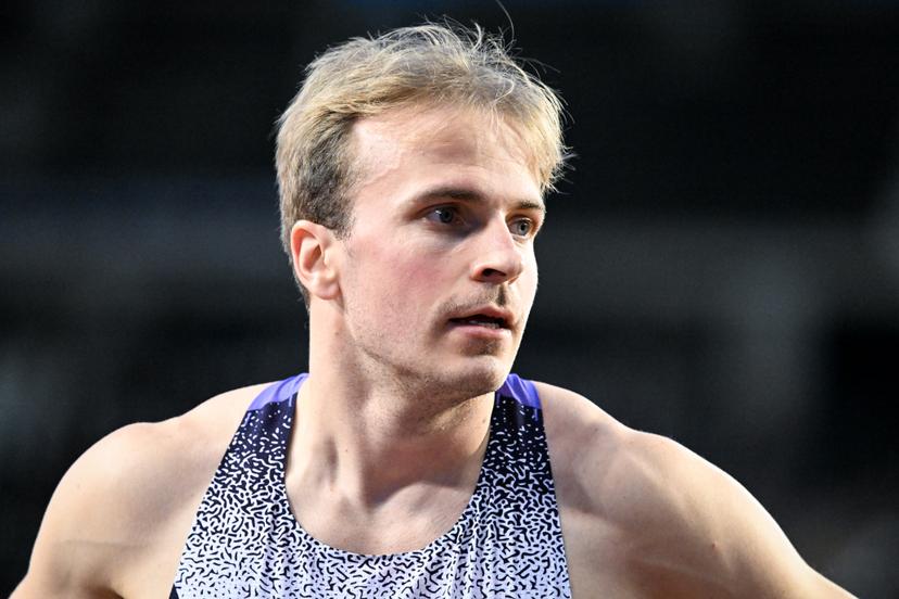 Belgian athlete Simon Verherstraeten pictured after the 100m men at the 50th edition of the Memorial Van Damme Diamond League athletics event in Brussels, Friday 4 September 2026.  BELGA PHOTO ELIAS ROM