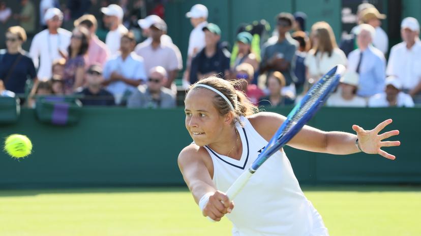 Belgian Hanne Vandewinkel pictured in action during a first roung game between Belgian Vandewinkel (WTA 103) and US' Liu (WTA 146) in the Ladies' singles at Wimbledon grand slam tennis tournament in London, Britain, Monday 29 June 2026.  BELGA PHOTO BENOIT DOPPAGNE