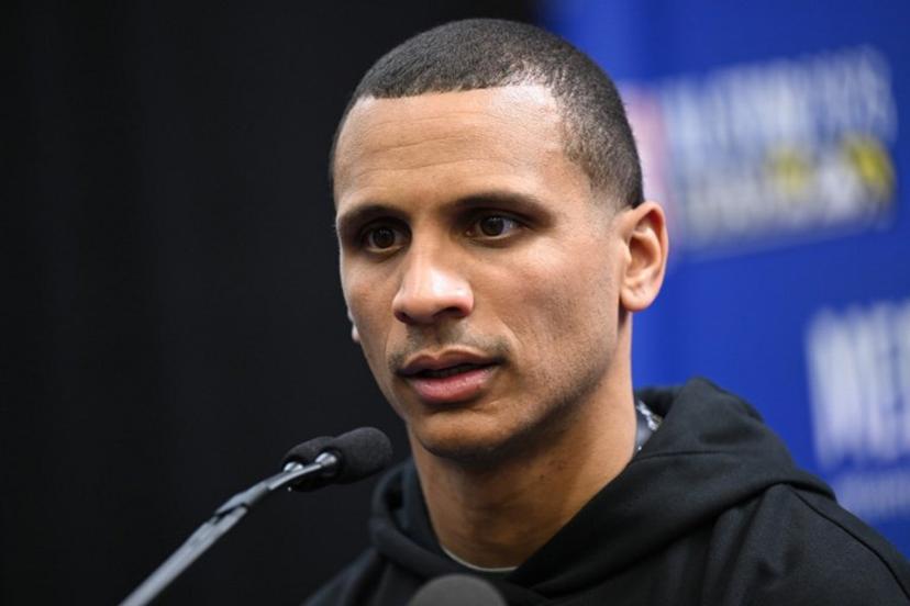 Head Coach Joe Mazzulla, of the Boston Celtics, speaks during a media availability as part of the 2023 NBA All-Star Weekend in Salt Lake City, Utah, on February 18, 2023.  Patrick T. Fallon / AFP