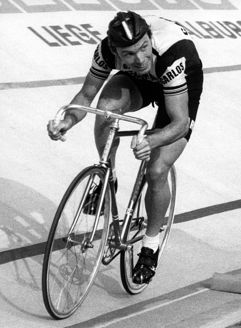 19760807 - ROCOURT, BELGIUM (FILE) : This file picture dated 7 August 1976 shows Dirk Baert, the Belgian cyclist.  BELGA PHOTO ARCHIVES