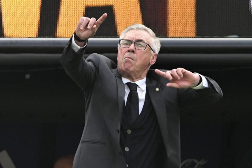 Brazil's Italian head coach Carlo Ancelotti gestures during the 2026 World Cup round of 16 football match between Brazil and Norway at the New York/New Jersey Stadium in East Rutherford on July 5, 2026.   Pedro UGARTE / AFP