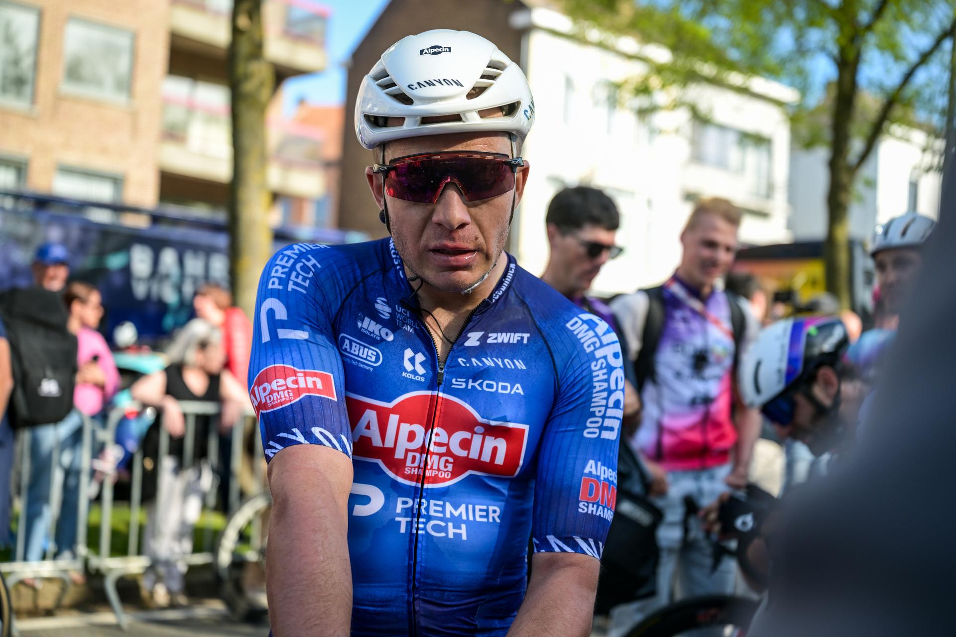 Belgian Gerben Thijssen of Alpecin-Premier Tech pictured after the 'Ronde Van Limburg' one day cycling race, from Hasselt to Tongeren-Borgloon (178,4 km) on Wednesday 15 April 2026. BELGA PHOTO DAVID PINTENS