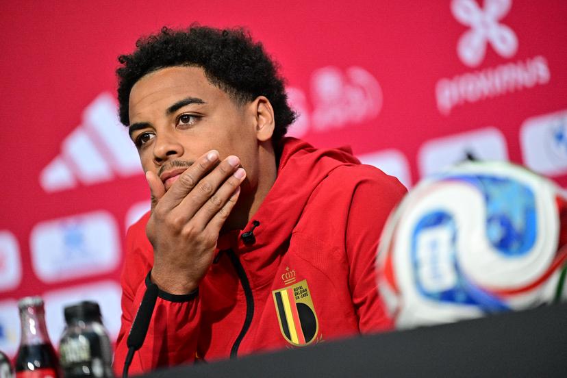 Belgium's Koni De Winter pictured during a press conference of Belgian national soccer team Red Devils in their base camp, home of the Seattle Sounders, Renton, Seattle, USA, on Wednesday 10 June 2026. The Red Devils prepare for the 2026 FIFA World Cup. BELGA PHOTO DIRK WAEM