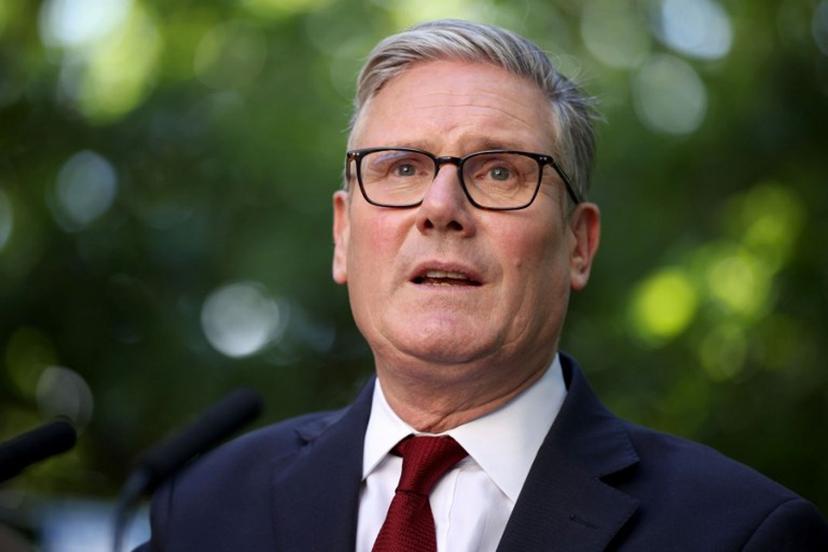 Britain's Prime Minister Keir Starmer speaks during a reception for NHS staff at 10 Downing Street in London on July 6, 2026.  Dan Kitwood / POOL / AFP