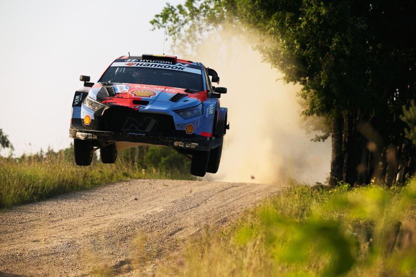 ATTENTION EDITORS - HAND OUT PICTURES - EDITORIAL USE ONLY - MANDATORY CREDIT 'Hyundai Motor Sports'  This handout picture, distributed by Eric Dupain, shows Belgian Thierry Neuville and co-driver Martijn Wydaeghe during the WRC Estonia Rally 2026. PHOTO HANDOUT HYUNDAI MOTOR SPORTS  *** Belga and Belga Editorial Board decline all responsibility regarding the content of this picture. ***