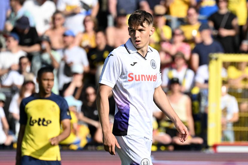 Anderlecht's Danylo Sikan pictured during a soccer match between Royale Union Saint-Gilloise and RSC Anderlecht, Sunday 24 May 2026 in Brussels, on the last day of the Champion's Play-offs of the 2025-2026 'Jupiler Pro League' first division of the Belgian championship. BELGA PHOTO MAARTEN STRAETEMANS