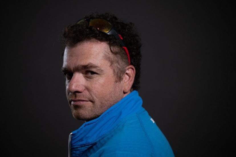 "Belgium Ocean Racing - Curium" Class40 Belgian sailor Jonas Gerckens poses for a photo session during the kick-off of the 13th Route du Rhum at the Hermine theater in Saint-Malo, western France on June 30, 2026. From Saint-Malo in Brittany to Pointe-à-Pitre in Guadeloupe, over 100 skippers across 6 classes will take the start on November 1, 2026, in this solo transatlantic sailing race. Martin BUREAU / AFP
