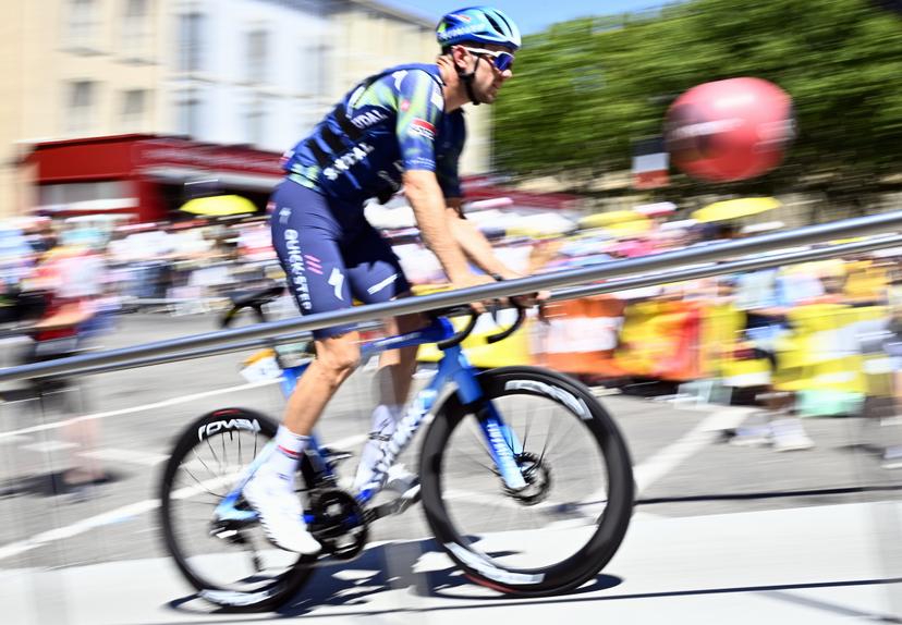 Belgian Bert Van Lerberghe of Soudal Quick-Step pictured at the start of stage 4 of the 2026 Tour de France cycling race, a stage of 181,9km from Carcassonne to Foix, on Tuesday 07 July 2026. The 113th edition of the Tour de France starts on Saturday 4 July in Barcelona, Spain, and will finish in Paris, France on the 26th of July. BELGA PHOTO JASPER JACOBS
