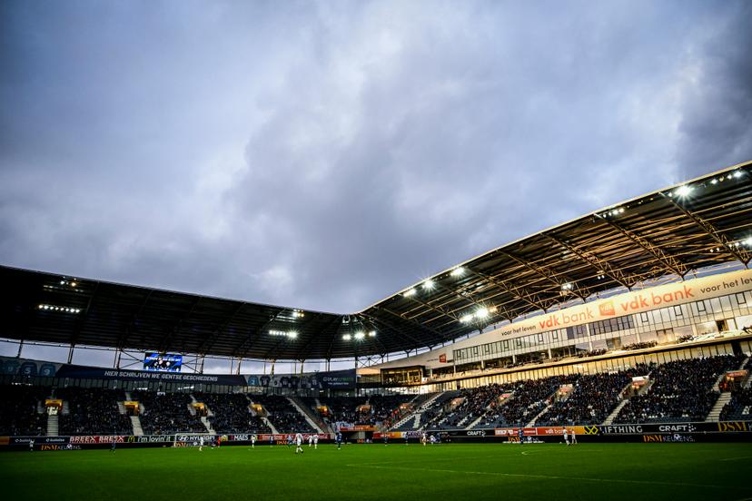 Illustration picture shows the Ghelamco Arena stadium during a soccer match between KAA Gent and OH Leuven, Sunday 19 February 2023 in Gent, on day 26 of the 2022-2023 'Jupiler Pro League' first division of the Belgian championship. BELGA PHOTO TOM GOYVAERTS
