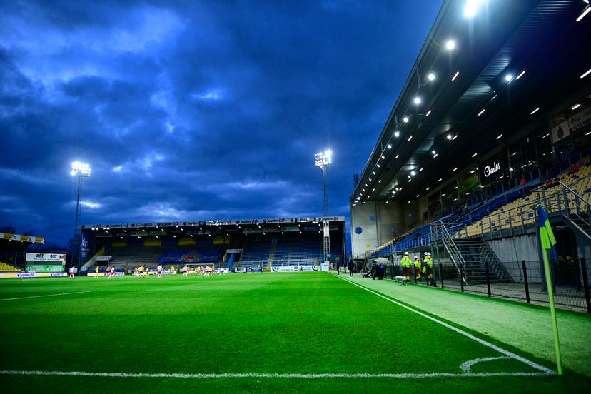 Illustration picture shows the Freethiel stadium during a soccer match between Waasland-Beveren and Royal Excel Mouscron, Saturday 05 December 2020 in Beveren-Waas, on the fifteenth day of the 'Jupiler Pro League' first division of the Belgian championship. BELGA PHOTO YORICK JANSENS