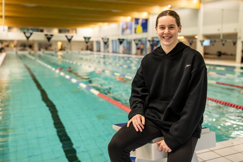 Belgian Roos Vanotterdijk pictured during the Open Belgian Swimming Championships 2026 (15-17/05), in Antwerp, on Sunday 17 May 2026. BELGA PHOTO DAVID PINTENS