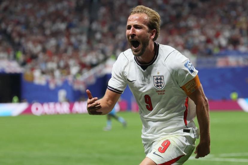 England's forward #09 Harry Kane celebrates scoring his team's second goal during the 2026 World Cup round of 32 match football between England and the Democratic Republic of Congo at the Atlanta Stadium in Atlanta on July 1, 2026.   Odd ANDERSEN / AFP