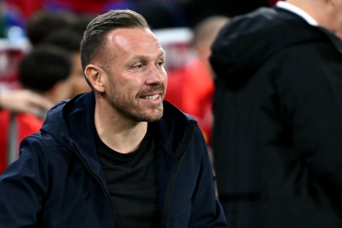 Wales' head coach Craig Bellamy looks on before the 2026 World Cup Group J qualifier football match between Wales and Belgium, at Cardiff City Stadium, in Cardiff, on October 13, 2025. Paul ELLIS / AFP