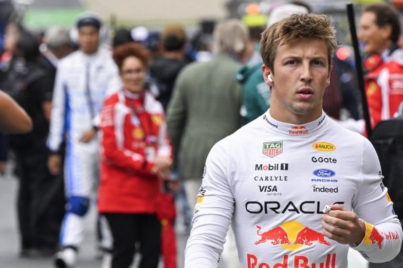 Red Bull Racing's New Zealand driver Liam Lawson walks ahead of the Formula One Dutch Grand Prix at The Circuit Zandvoort, western Netherlands, on August 23, 2026. JOHN THYS / AFP