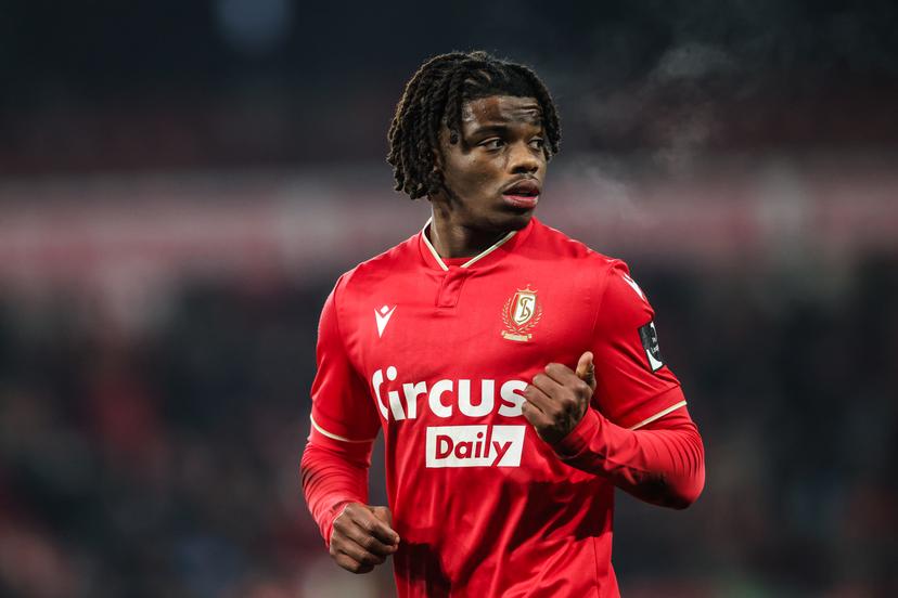 Standard's Steeven Assengue pictured during a soccer match between Standard de Liege and Sint-Truiden VV, Friday 26 December 2025 in Liege, on day 20 of the 2025-2026 'Jupiler Pro League' first division of the Belgian championship. BELGA PHOTO BRUNO FAHY