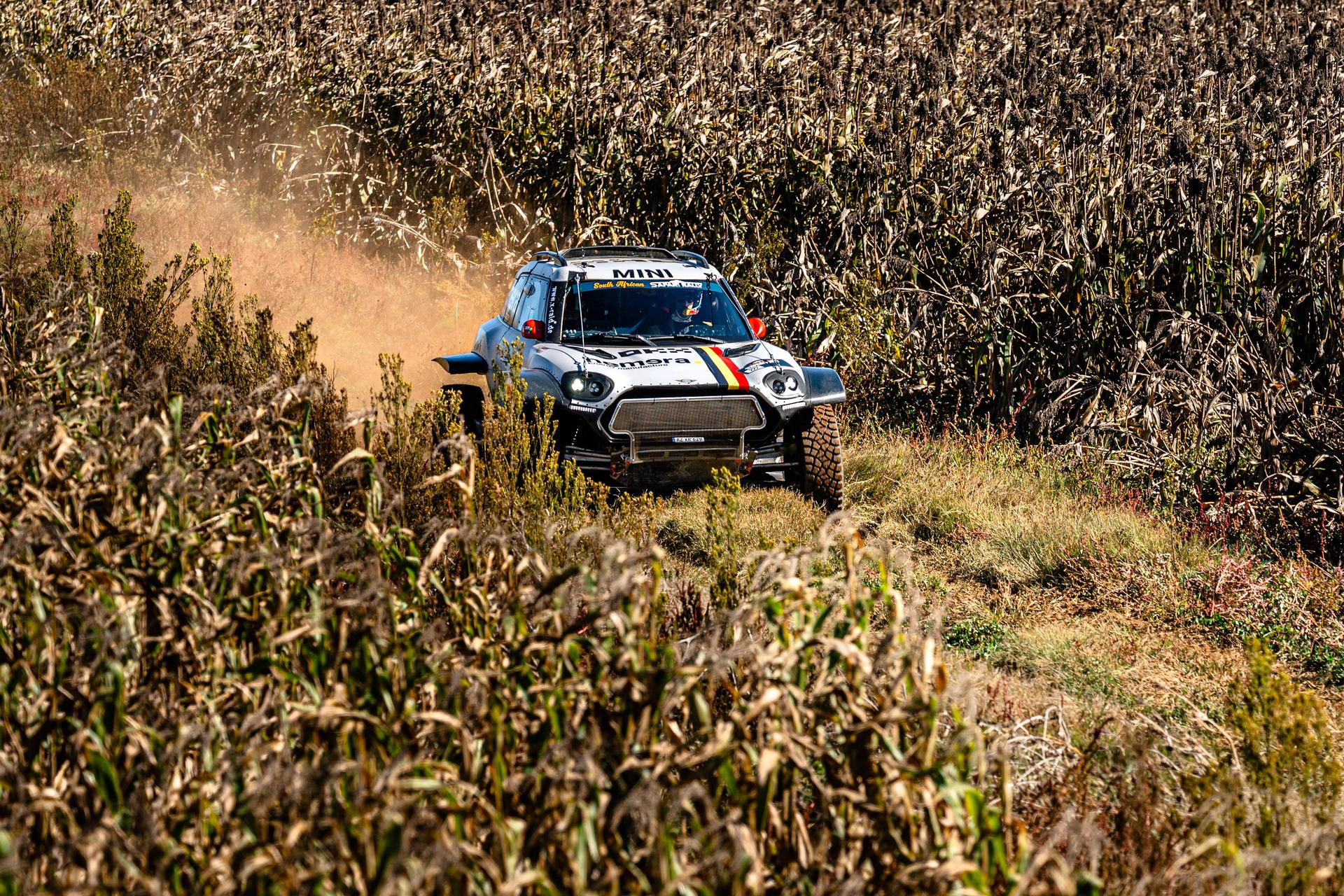 ATTENTION EDITORS - HAND OUT PICTURES - EDITORIAL USE ONLY - MANDATORY CREDIT 'Simon Bauchau' This handout picture, distributed by Eric Dupain, shows Guillaume de Mevius en Xavier Panseri pictured during during the South African Safari Rallyn in Sun City, South Africa, on Tuesday 20 May 2025. BELGA PHOTO HANDOUT SIMON BAUCHAU