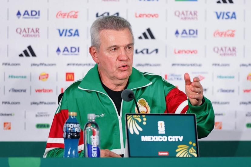 Mexico's head coach Javier Aguirre gives a press conference at the Mexico City Stadium in Mexico City on July 4, 2026, on the eve of the 2026 World Cup round of 16 football match between Mexico and England. Rodrigo Oropeza / AFP