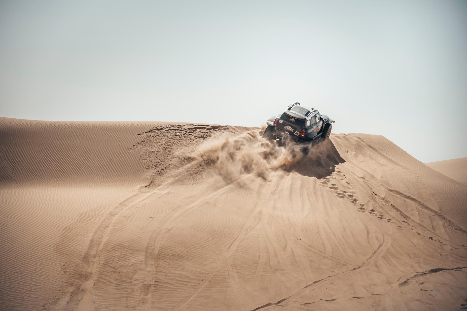 ATTENTION EDITORS - HAND OUT PICTURES - EDITORIAL USE ONLY - MANDATORY CREDIT: 'ALESSIO CORRADINI' Hand out pictures released by Eric Dupain shows Chris Femont en Greg Dockx during stage 8 of the 2026 Africa Eco Race rally race in Ouad Naga, Mauritania, on Wednesday 04 February 2026. *** Belga and Belga Editorial Board decline all responsibility regarding the content of this picture. *** PHOTO HAND OUT - ALESSIO CORRADINI