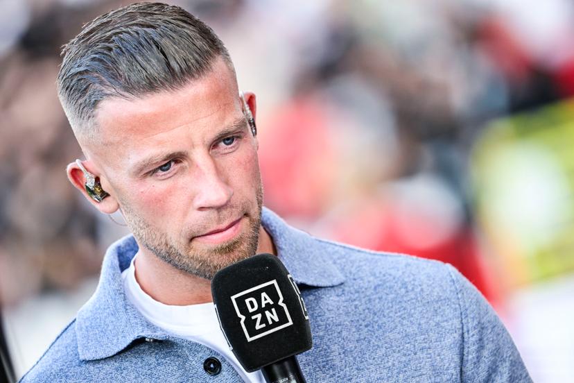 Former Antwerp FC player Toby Alderweireld pictured before a soccer match between Royal Antwerp FC and Royale Union Saint-Gilloise, Friday 25 July 2025 in Brussels, on day 1 of the 2025-2026 'Jupiler Pro League' first division of the Belgian championship. BELGA PHOTO TOM GOYVAERTS