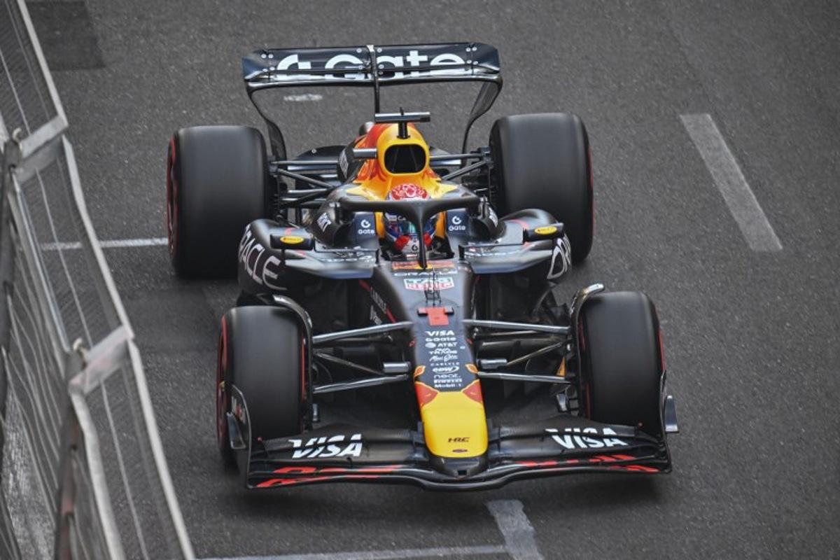 Red Bull Racing's Dutch driver Max Verstappen competes during a qualifying session of the Formula One Azerbaijan Grand Prix at the Baku City Circuit in Baku on September 20, 2025. Alexander NEMENOV / AFP