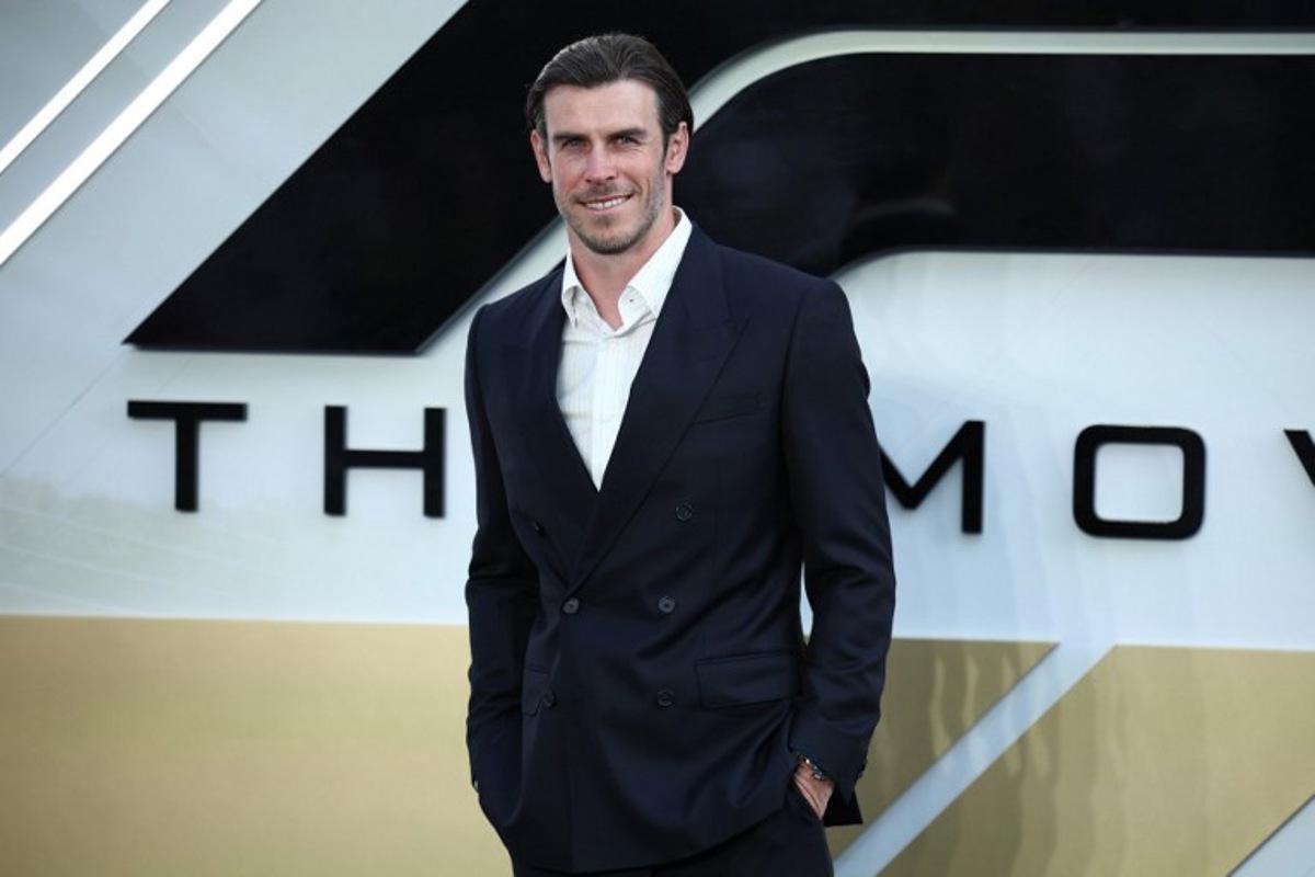 Gareth Bale poses on the red carpet upon arrival for the European Premier of F1 The Movie, at Cineworld Leicester Square, central London, on June 23, 2025. HENRY NICHOLLS / AFP