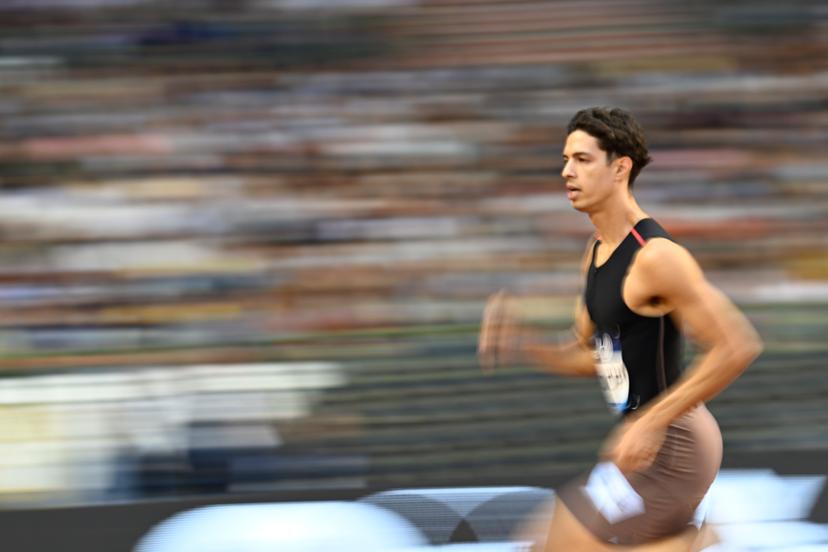 Belgian Jonathan Sacoor pictured in action during the 400m race, at the 50th edition of the Memorial Van Damme Diamond League athletics event in Brussels, Friday 4 September 2026. BELGA PHOTO JASPER JACOBS