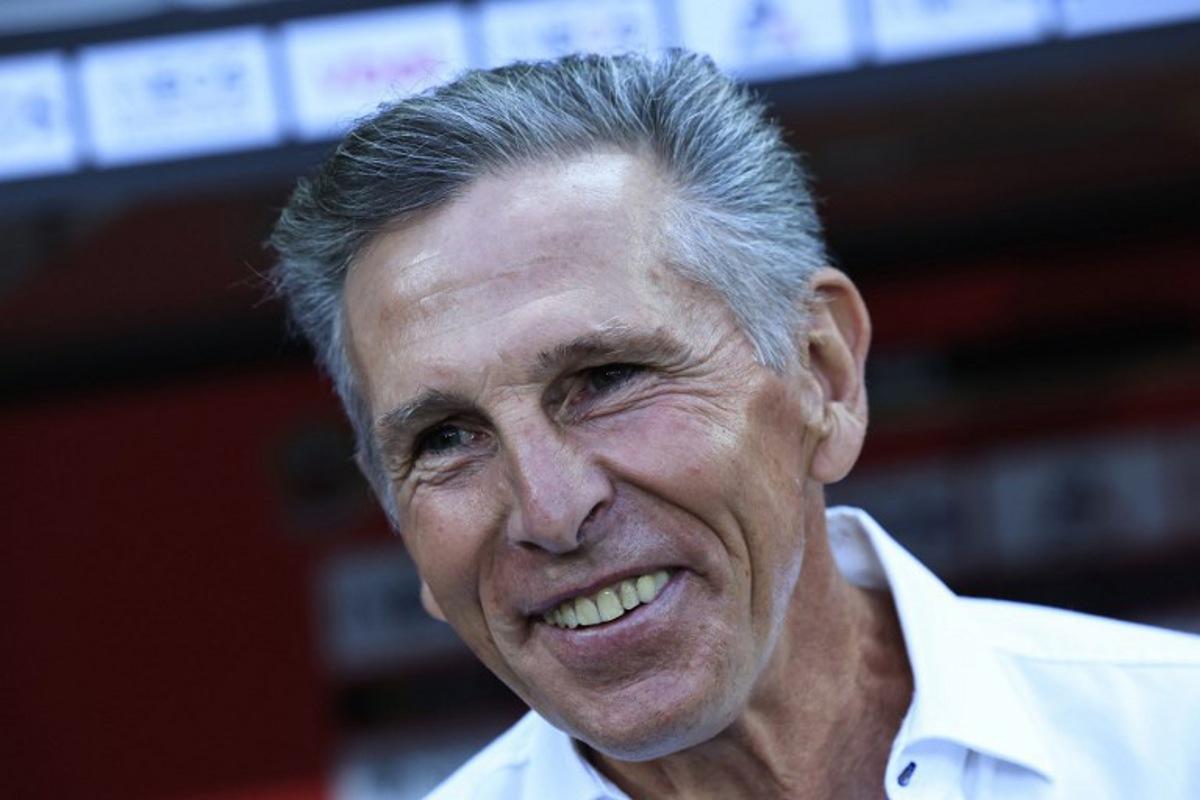 Nice's former French head coach Claude Puel reacts ahead of the French L1 football match between Nice and LOSC Lille at the Allianz Riviera stadium, in Nice, southern France, on August 11, 2023. Valery HACHE / AFP
