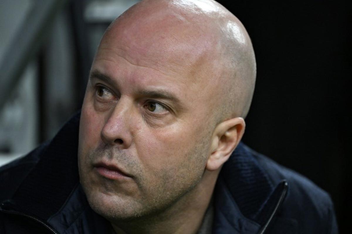 Liverpool's Dutch coach Arne Slot looks on prior to the UEFA Champions League, league phase day 7, football match between Olympique de Marseille (OM) and Liverpool FC at the Stade Velodrome in Marseille, southern France, on January 21, 2026. Miguel MEDINA / AFP