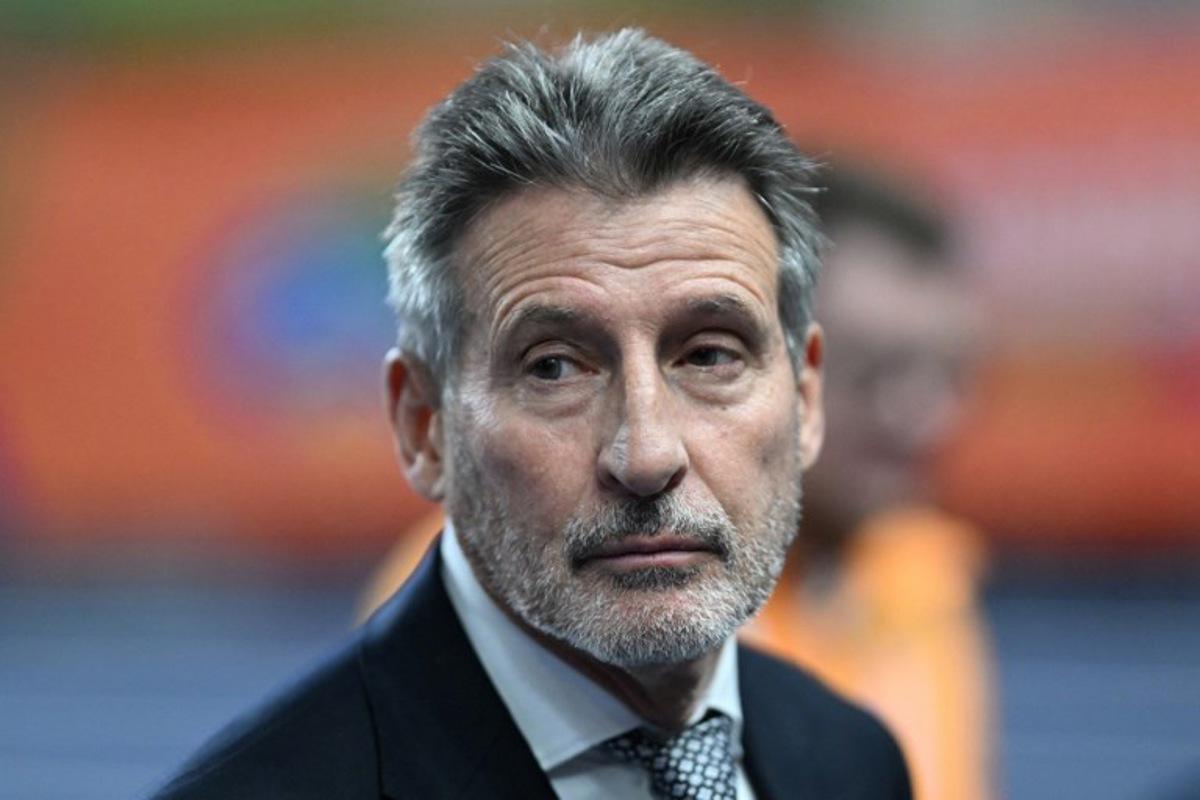 President of World Athletics Sebastian Coe reacts during the opening ceremony of the World Athletics Indoor Championships Kujawy Pomorze 2026 in Torun, Poland on March 20, 2026. Kirill KUDRYAVTSEV / AFP