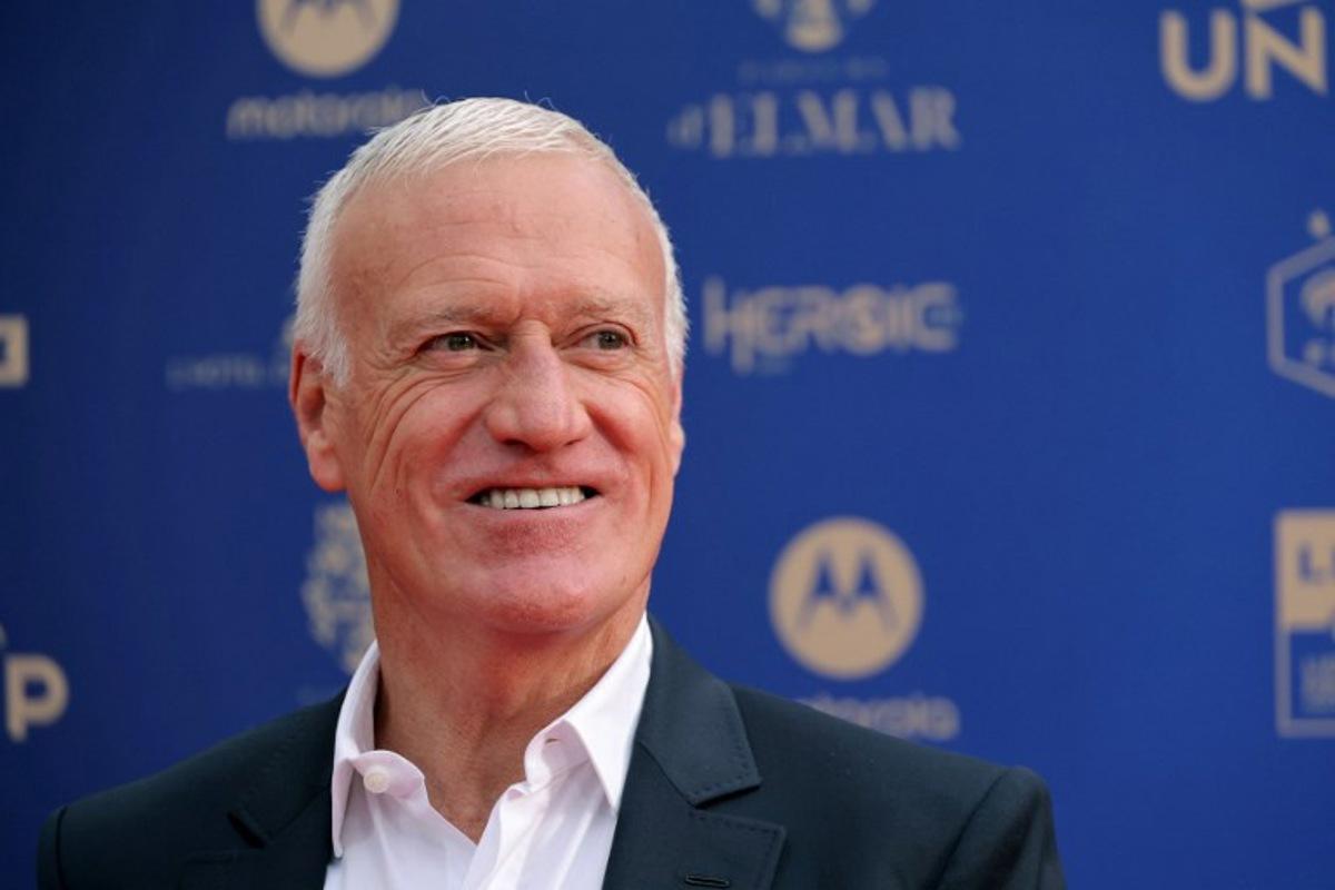 France's national football team head coach Didier Deschamps arrives to attend 34th UNFP's (France's professional players union) French football awards ceremony in Paris on May 11, 2026. Thomas SAMSON / AFP