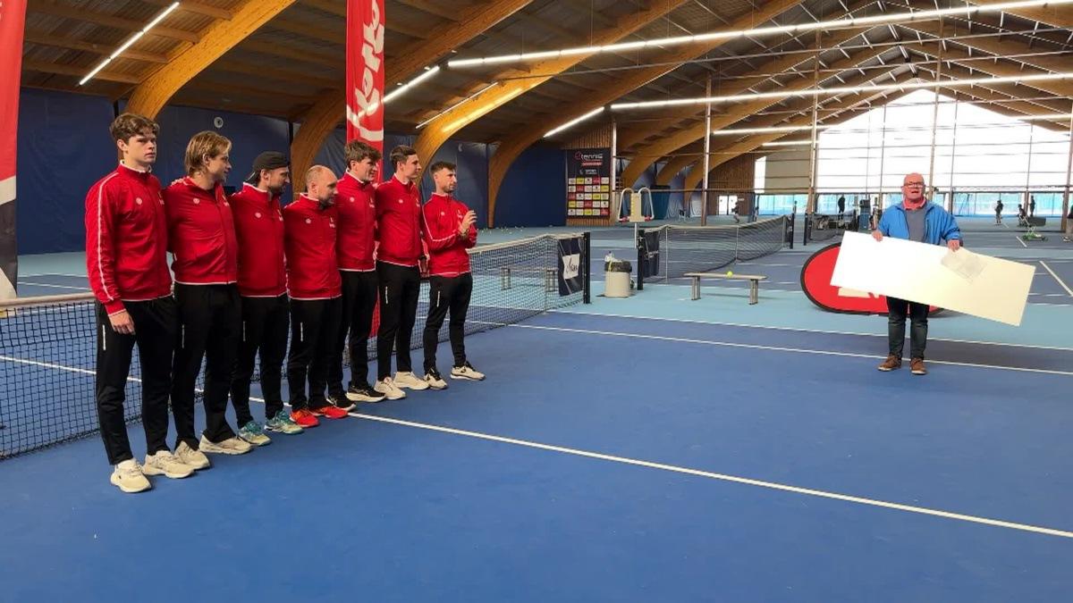 Video showing Video shows an interview with Zizou Bergs after an open training session of the Belgian Davis Cup team ahead of the Davis Cup Finals (November 18-23), in Wilrijk, on Wednesday 12 November 2025. BELGA VIDEO MAARTEN WEYNANTS