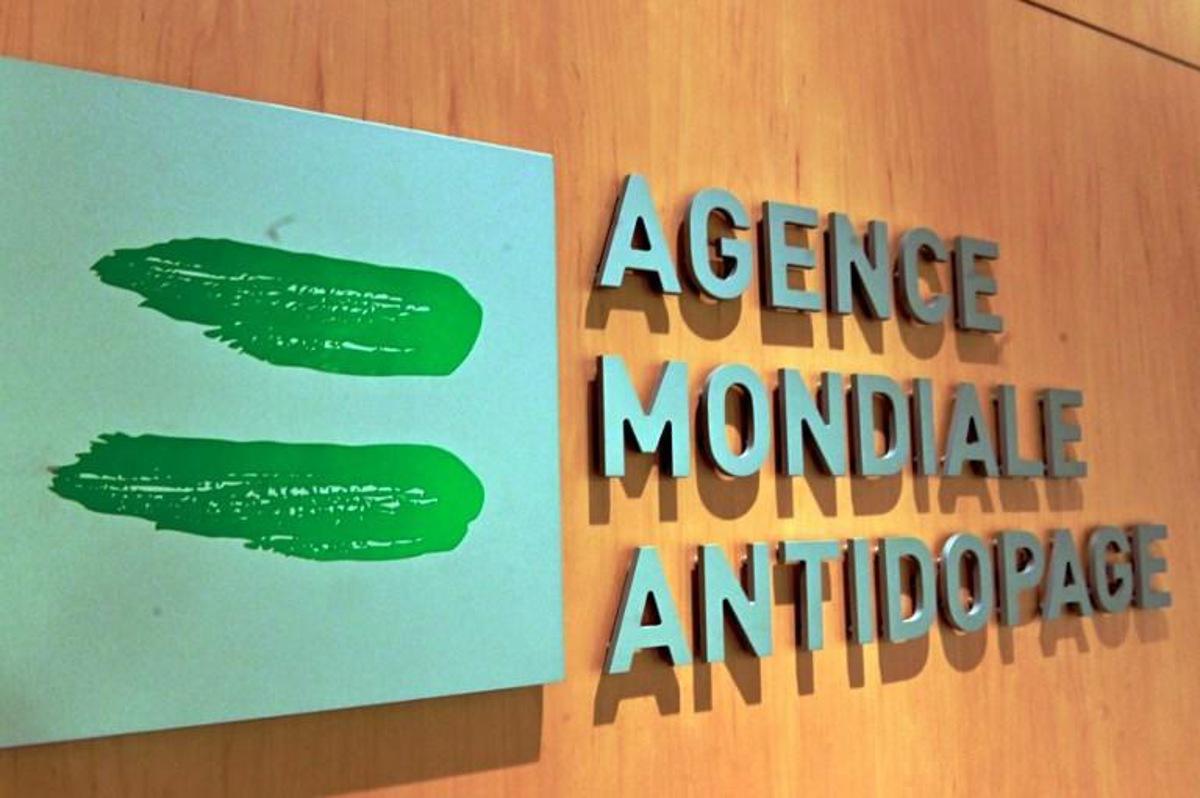 A sign for The World Anti-Doping Agency (WADA) headquarters is seen on December 17, 2020 in Montreal, Quebec. By excluding Russia from major international sporting competitions for the next two years over systematic doping, the Court of Arbitration for Sport made a very strong move that validates the work of the World Anti-Doping Agency (WADA), its director general Olivier Niggli told AFP.Niggli offered his thoughts on the issue in an interview. Eric THOMAS / AFP TO GO WITH AFP STORY BY ERIC THOMAS - WADA calls Russia ban over doping 'very strong' move