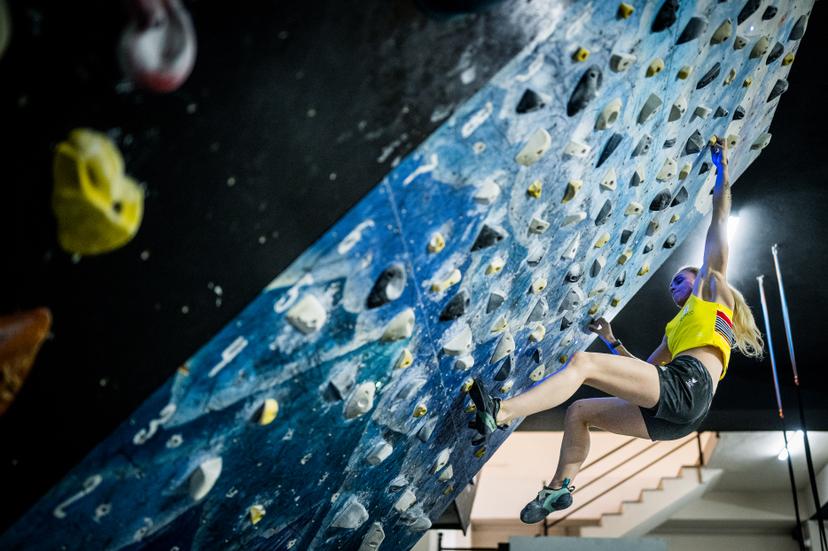 Athlete Heloise Doumont pictured during the annual winter training camp of Team Belgium organized by the BOIC-COIB Belgian Olympic Committee, in Belek, Turkey, Tuesday 25 November 2025. The camp takes place from 19 to 26 November and focuses on the initial preparations for the 2028 Olympic Games in Los Angeles. BELGA PHOTO JASPER JACOBS