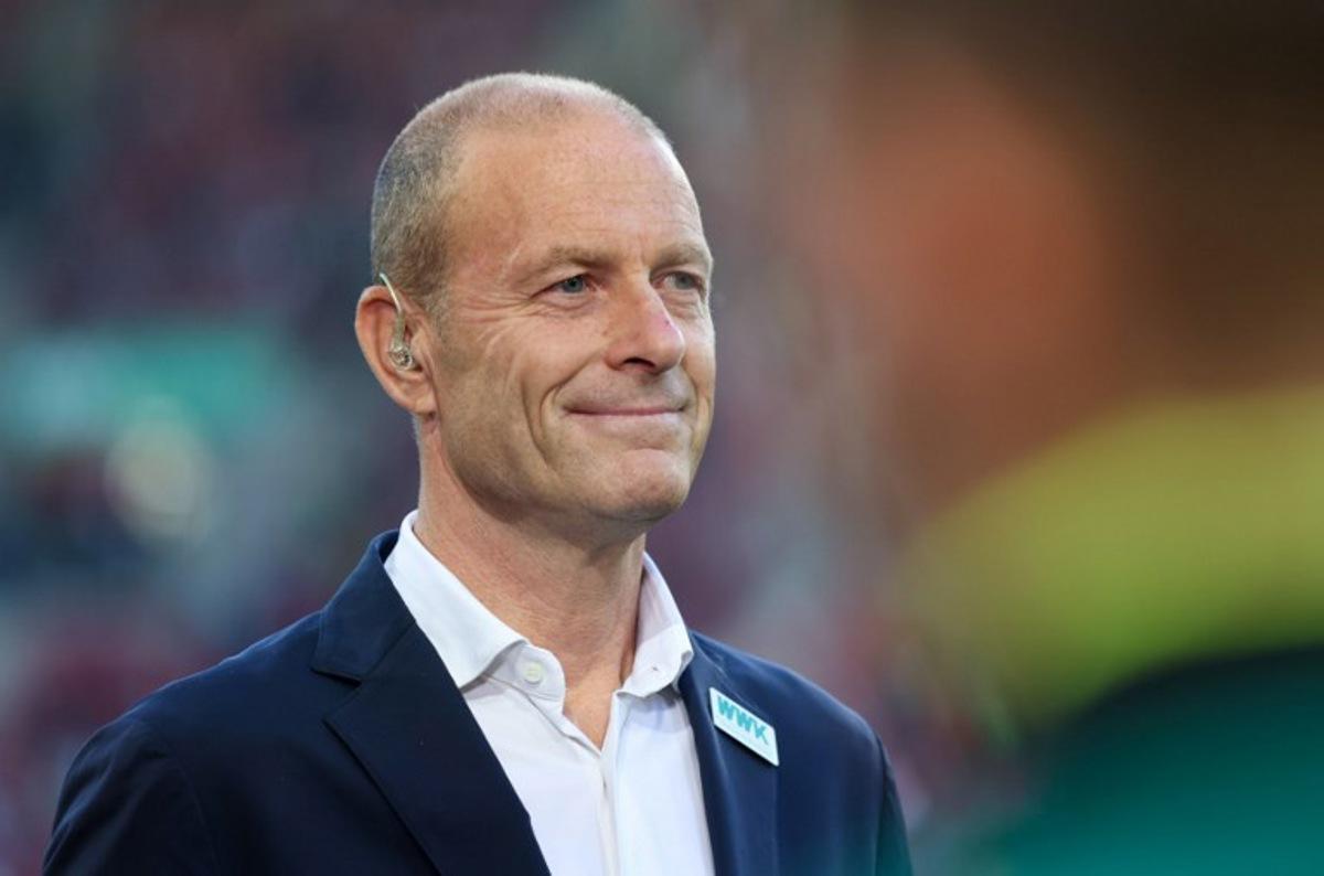 Augsburg's Danish head coach Jess Thorup looks on ahead the German first division Bundesliga football match between Augsburg and Stuttgart in Augsburg on May 10, 2024. ALEXANDRA BEIER / AFP