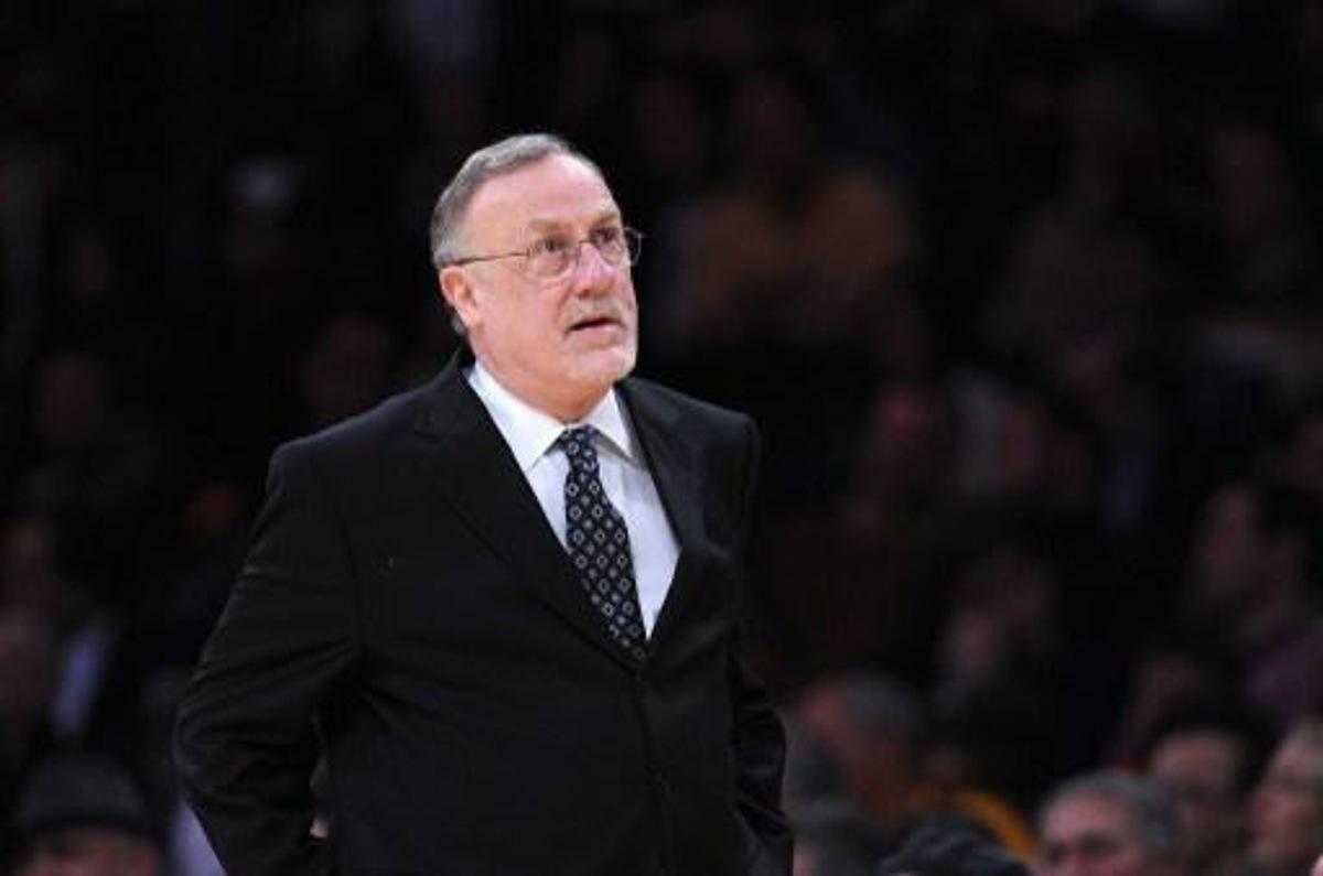 The Minnesota Timberwolves coach Rick Adelman during the NBA game against the Los Angeles Lakers at Staples Center on December 20, 2013 in Los Angeles, California. AFP PHOTO / Robyn Beck