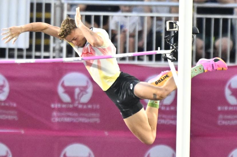 Belgian Ben Broeders in action during on the seventh and last day of the European Athletics Championships (August 10-18) in Birmingham, United Kingdom, on Sunday 16 August 2026. BELGA PHOTO ERIC LALMAND