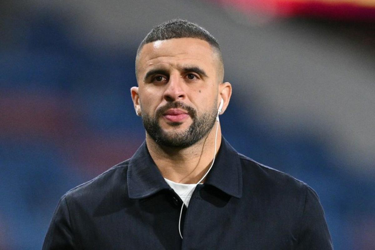 Burnley's English defender #02 Kyle Walker arrives for the English Premier League football match between Burnley and Manchester United at Turf Moor in Burnley, north-west England on January 7, 2026. Oli SCARFF / AFP