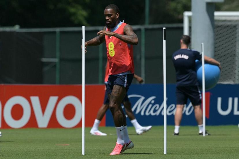 England's forward #22 Ivan Toney takes part in a training session at Swope Soccer Village in Kansas City on July 08, 2026, during the 2026 World Cup football tournament. JUAN MABROMATA / AFP
