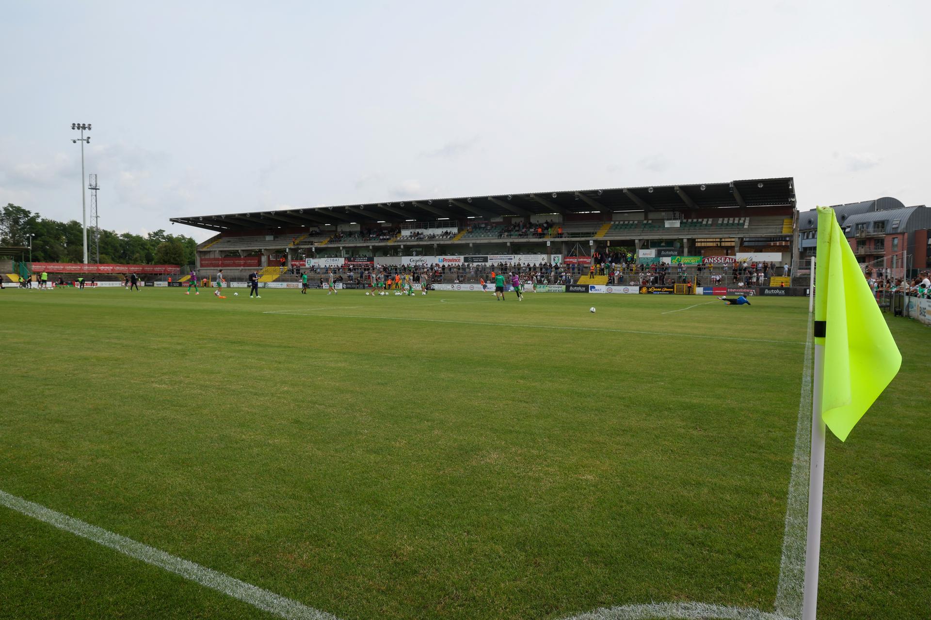 Illustration picture taken during a soccer match between Royal Francs Borains and RAAL La Louviere, in Boussu, on the first day of the 2023-2024 'Challenger Pro League' 1B second division of the Belgian championship, Sunday 18 August 2024. BELGA PHOTO VIRGINIE LEFOUR