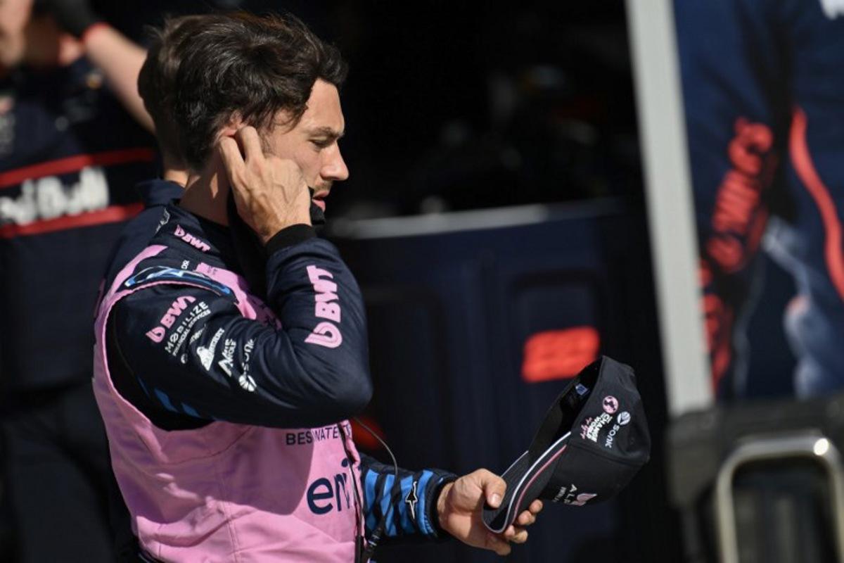 Alpine's French driver Pierre Gasly looks on in the pit during the qualifying session ahead of the Italian Formula One Grand Prix at the Autodromo Nazionale Monza circuit, in Monza, northern Italy, on September 6, 2025. Marco BERTORELLO / POOL / AFP
