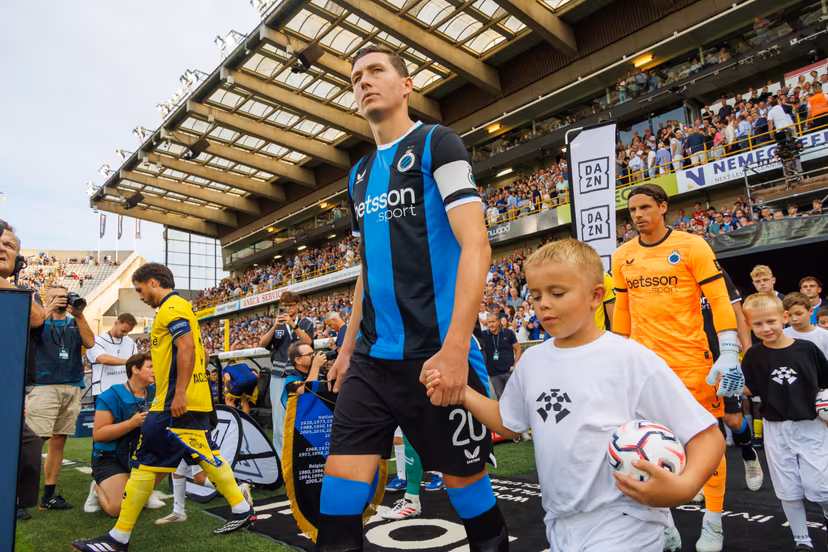 Club's Hans Vanaken pictured ahead of a soccer match between Belgian champion Club Brugge KV and Cup winner Union Saint-Gilloise, Friday 31 July 2026 in Brussels, the 'Super Cup' where the Champion of the Jupiler Pro League meets the winner of the Croky Cup. BELGA PHOTO KURT DESPLENTER