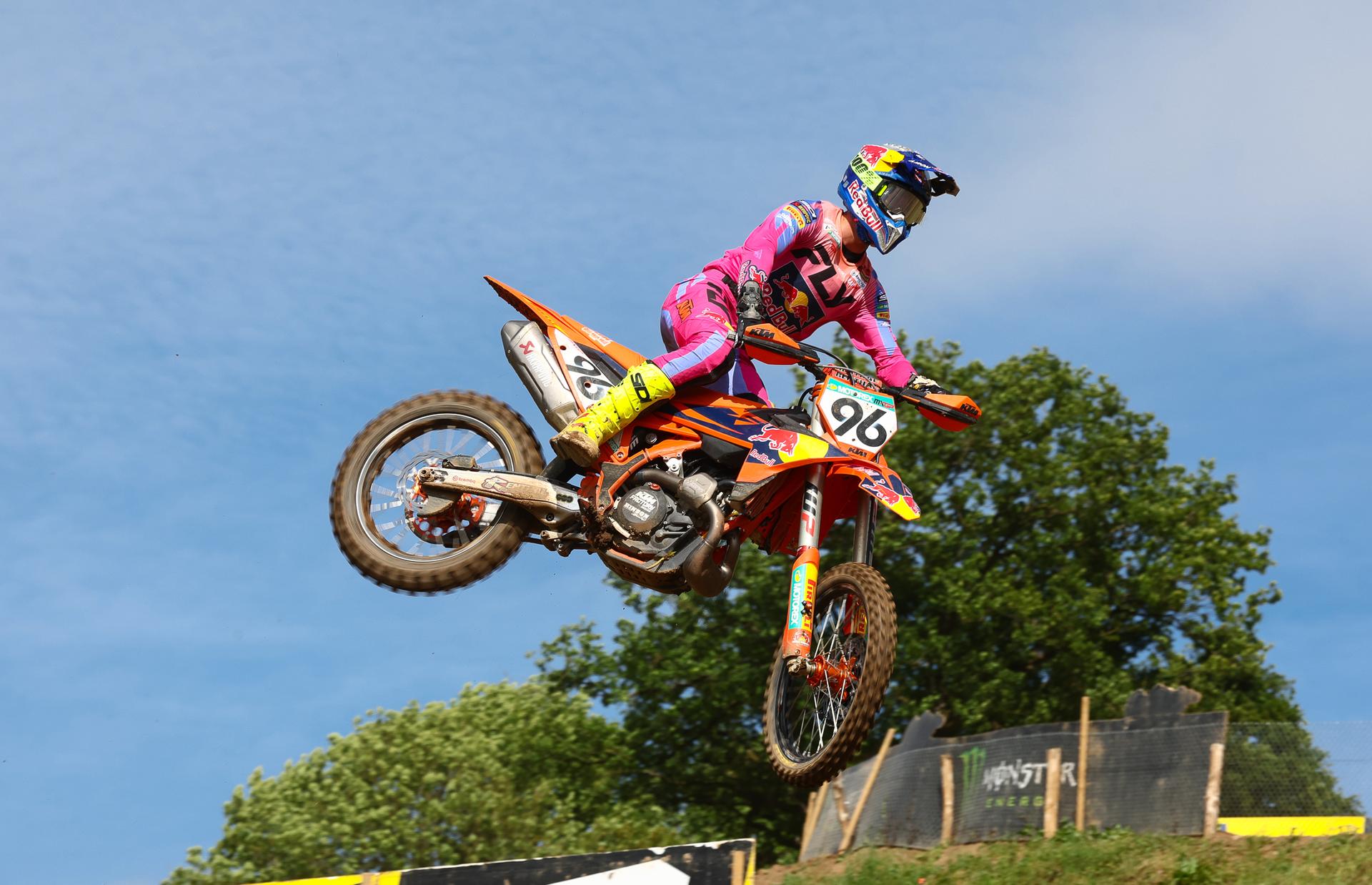 ATTENTION EDITORS - HANDOUT PICTURES - EDITORIAL USE ONLY WITH MANDATORY CREDIT FREDERIC MOISSE - Handout pictures released on Sunday 25 May 2025, by FREDERIC MOISSE shows Lucas Coenen in action during the French Motocross Grand Prix in MXGP, the ninth of the 20 world championship events, in Ernée. *** Belga and Belga Editorial Board decline all responsibility regarding the content of this picture. *** PHOTO HAND OUT - FREDERIC MOISSE