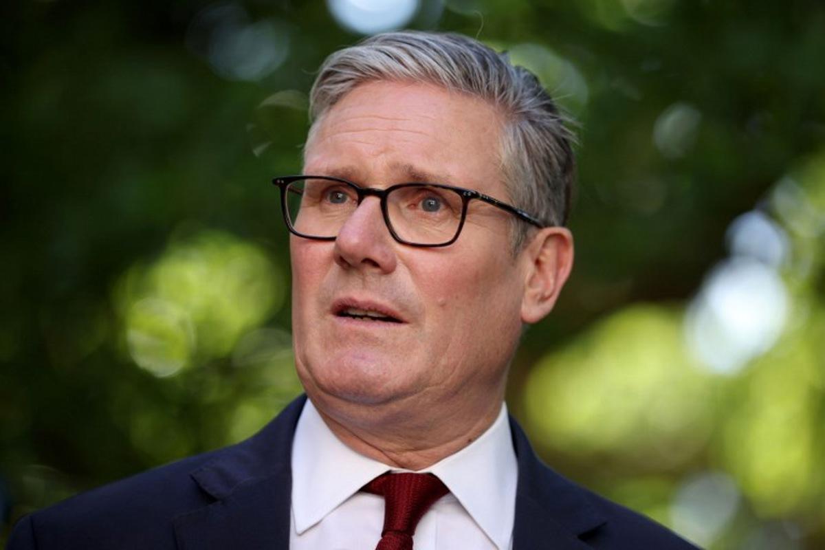 Britain's Prime Minister Keir Starmer speaks during a reception for NHS staff at 10 Downing Street in London on July 6, 2026. Dan Kitwood / POOL / AFP