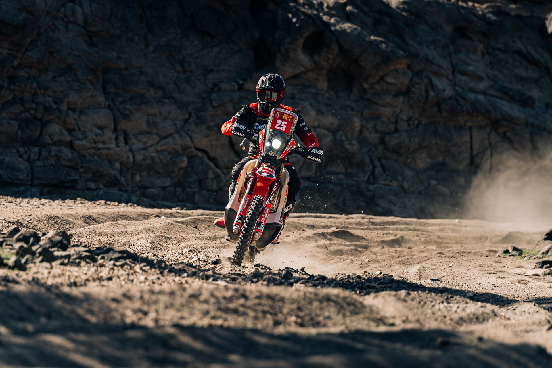 ATTENTION EDITORS - HAND OUT PICTURES - EDITORIAL USE ONLY - MANDATORY CREDIT: 'SIMON BAUCHAU' Hand out picture released by Eric Dupain shows Jerome Martiny at the prologue of the 2026 Dakar rally race in Yanbu, Saoudi Arabia on Saturday 03 January 2026. *** Belga and Belga Editorial Board decline all responsibility regarding the content of this picture. *** PHOTO HAND OUT - SIMON BAUCHAU