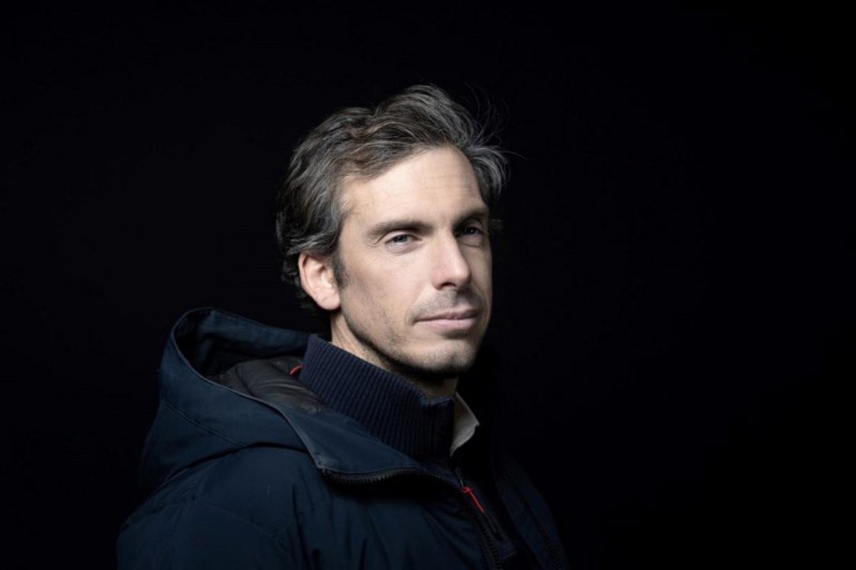 French skipper Charlie Dalin poses for a photograph a few days after winning the 10th edition of the Vendee Globe around the world monohull solo sailing race, in Paris, on January 18, 2025. GEOFFROY VAN DER HASSELT / AFP