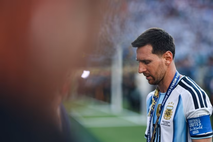 Argentina's forward #10 Lionel Messi leaves the pitch after losing the 2026 World Cup football tournament final match between Spain and Argentina at the New York/New Jersey Stadium in East Rutherford on July 19, 2026. PATRICIA DE MELO MOREIRA / AFP