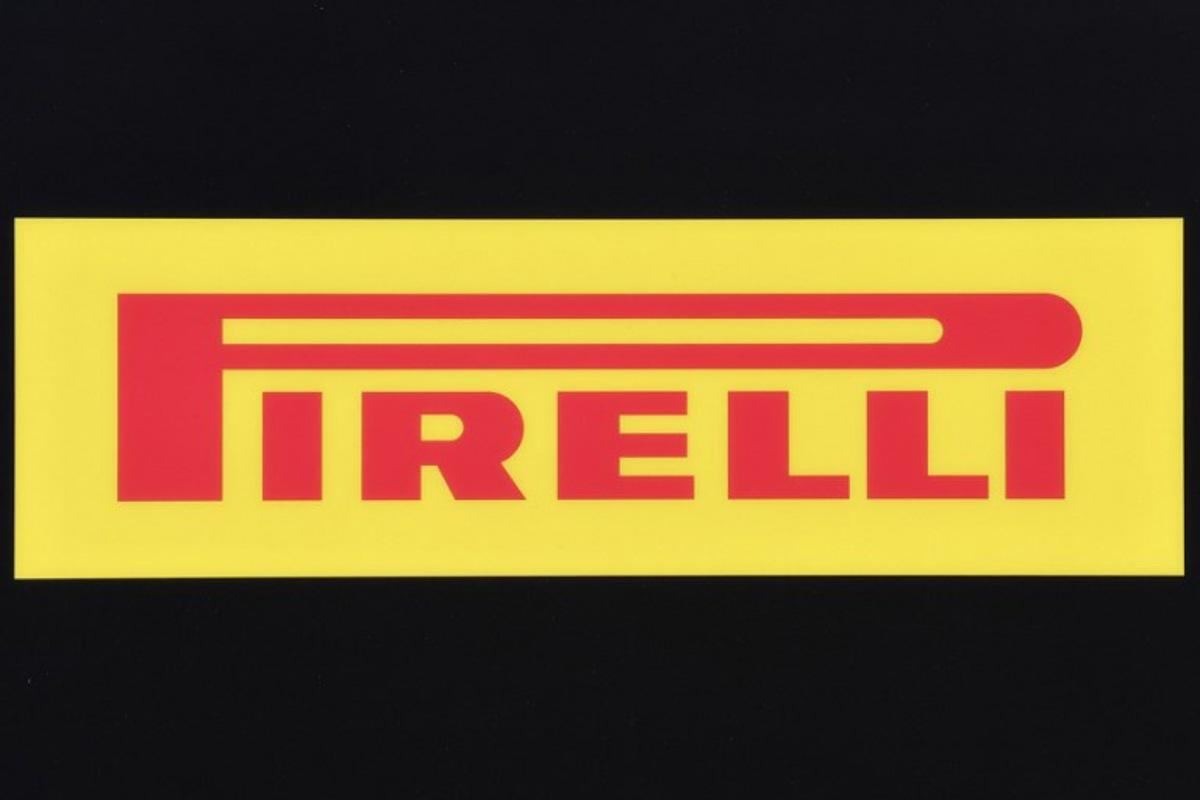 A logo of Pirelli tyre company is pictured at the Bahrain International Circuit in Sakhir on March 1, 2024, ahead of the Bahrain Formula One Grand Prix. Giuseppe CACACE / AFP