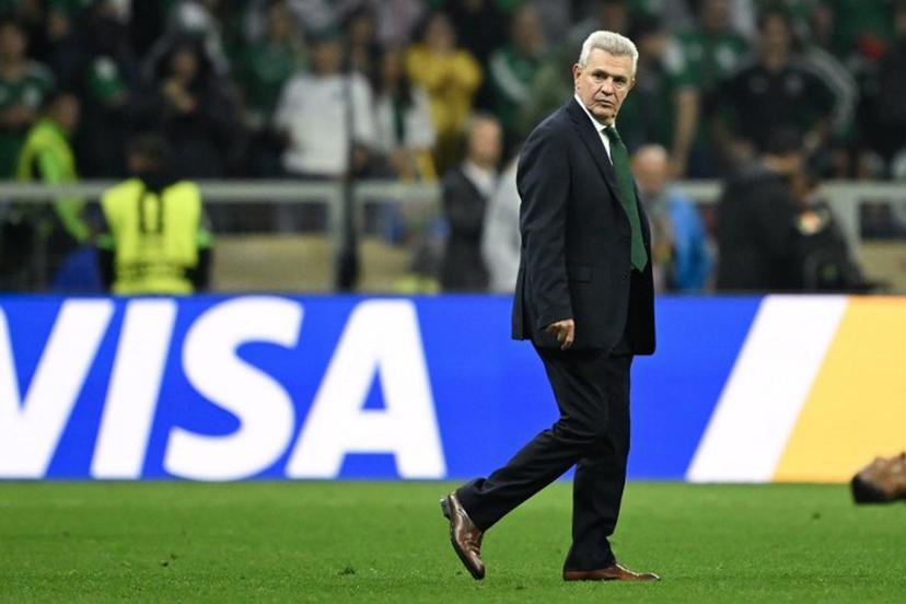 Mexico's head coach Javier Aguirre reacts after losing the 2026 World Cup round of 16 football match between Mexico and England at the Mexico City Stadium in Mexico City on July 5, 2026. Alfredo ESTRELLA / AFP