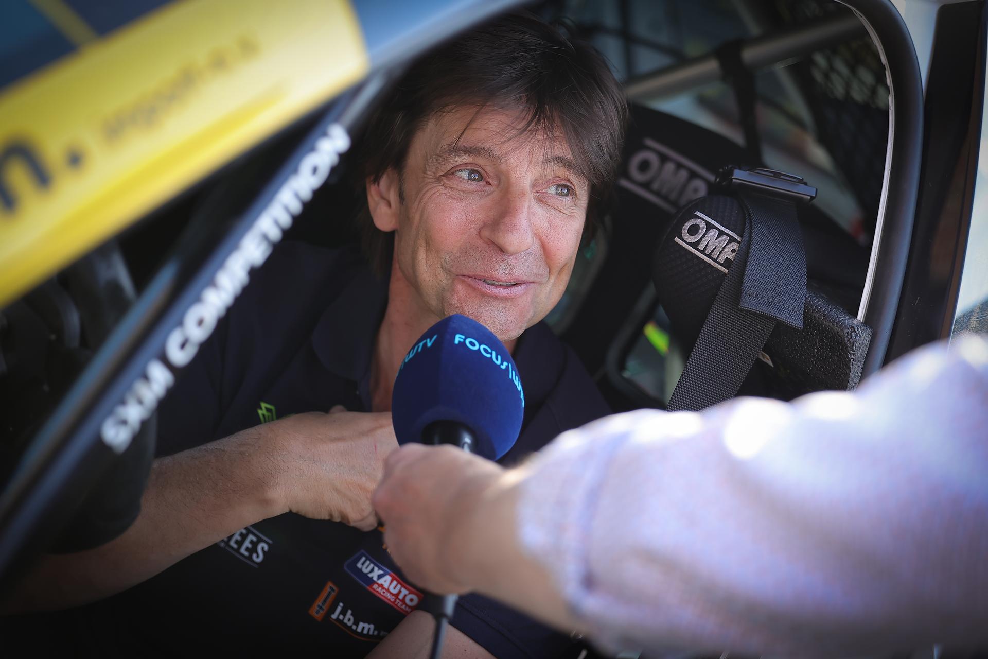 ATTENTION EDITORS - HAND OUT PICTURES - EDITORIAL USE ONLY - MANDATORY CREDIT 'Kevin Opsomer' This handout picture, distributed by Eric Dupain, shows Koen Wauters pictured talking to the press during the Ypres Rally, on Tuesday 20 May 2025. BELGA PHOTO HANDOUT KEVIN OPSOMER
