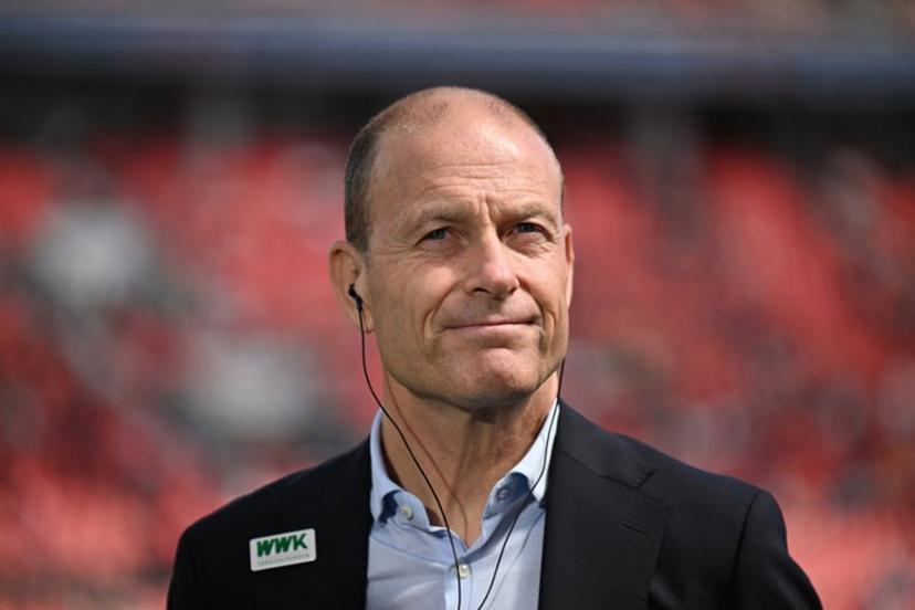 Augsburg's Danish head coach Jess Thorup is pictured prior to the German first division Bundesliga football match between Bayer 04 Leverkusen and FC Augsburg in Leverkusen, western Germany on April 26, 2025. INA FASSBENDER / AFP
